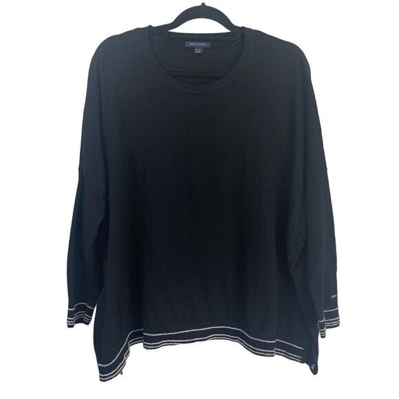 Tommy Hilfiger Women's Pullover Long Sleeves Loose Sweater Size M-L - Picture 1 of 8